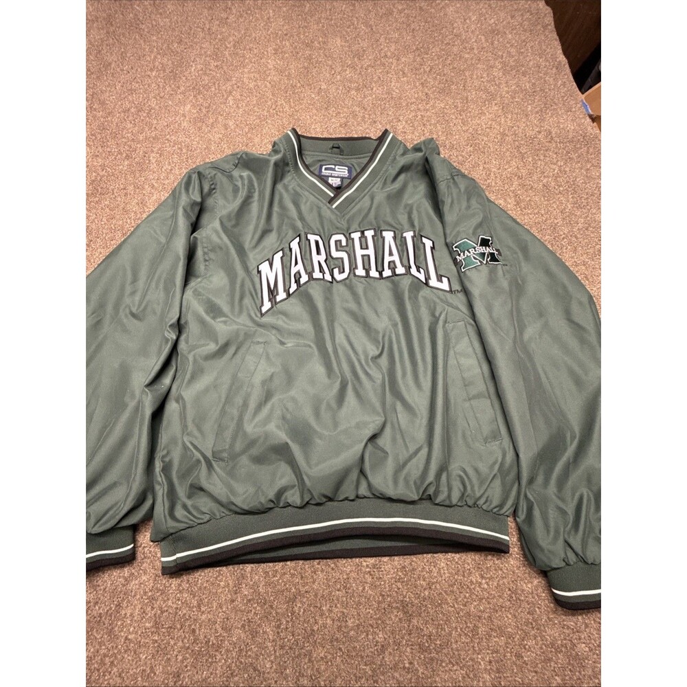 Vintage Marshall University Thundering Herd Pullover Windbreaker Crable Men’s M
